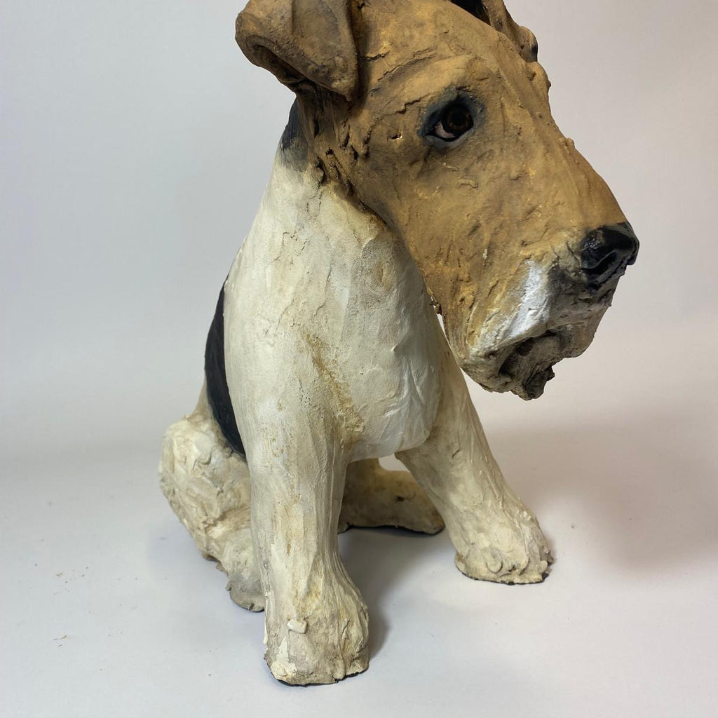 30cm wire fox sculpture