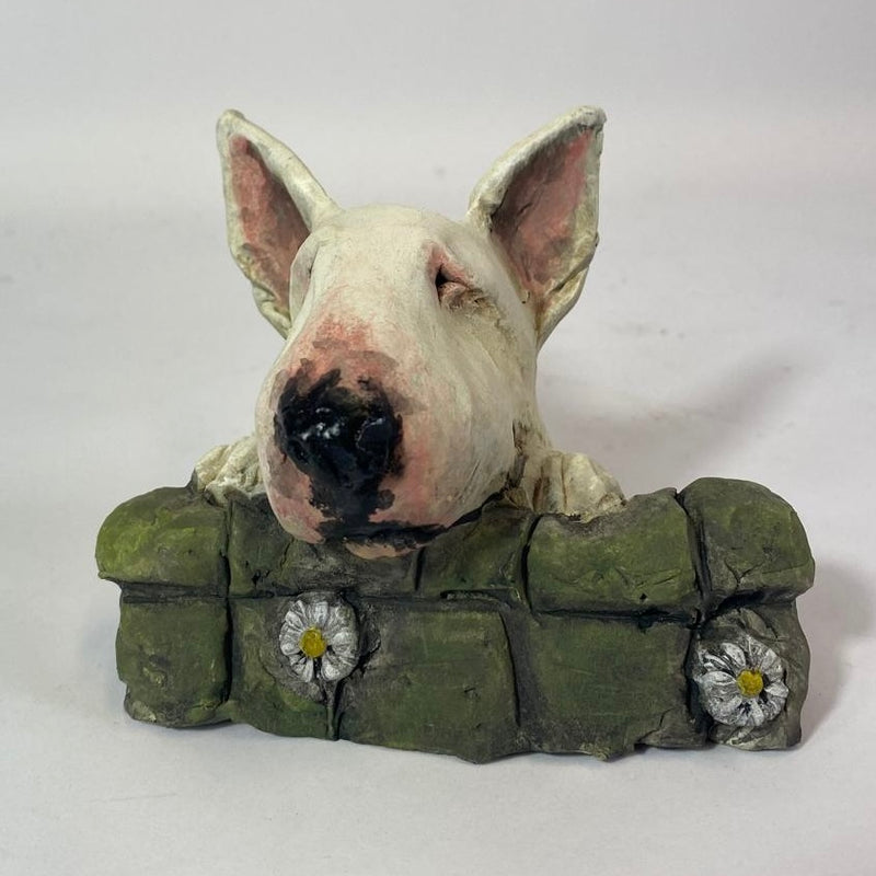 Spring flower peeping bully