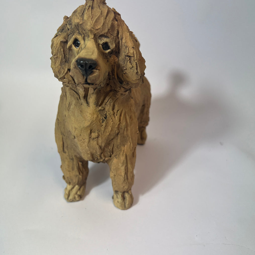 20cm poodle  sculpture