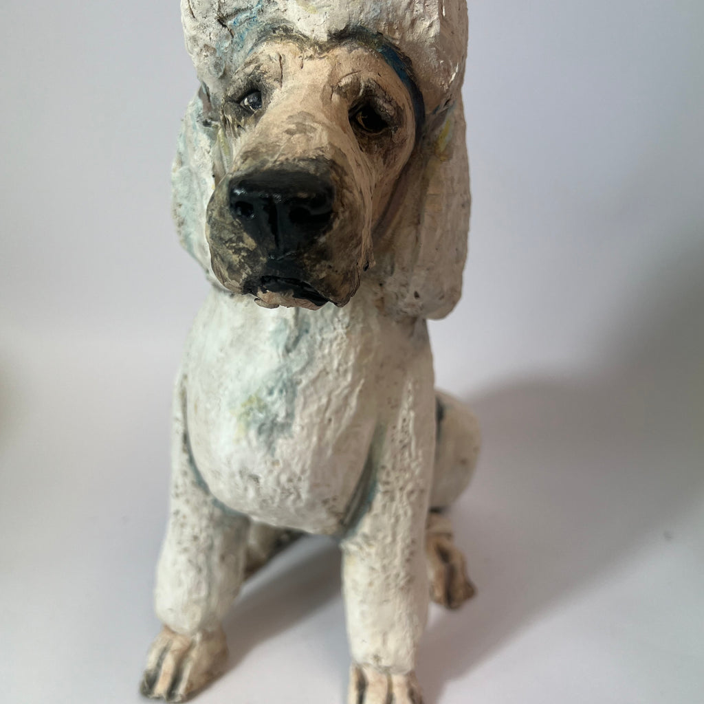 30cm poodle  sculpture