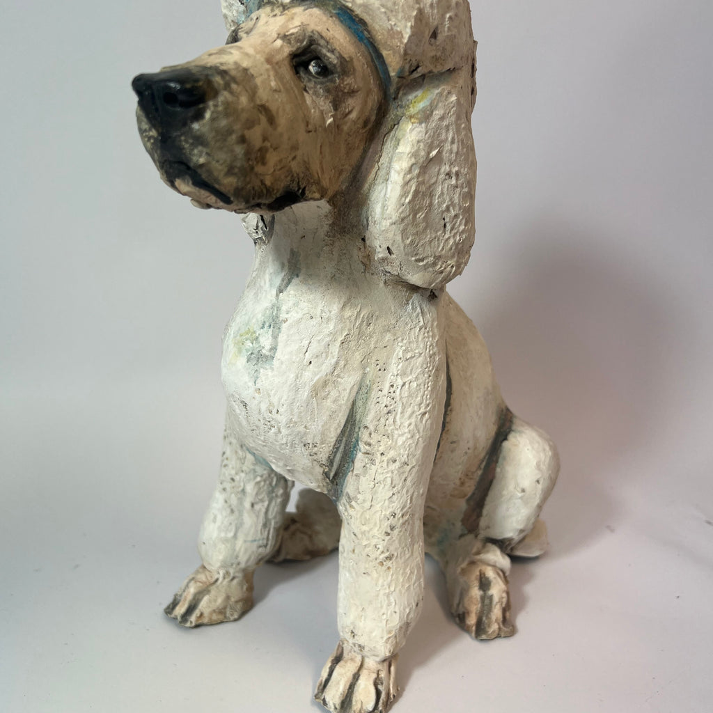 30cm poodle  sculpture