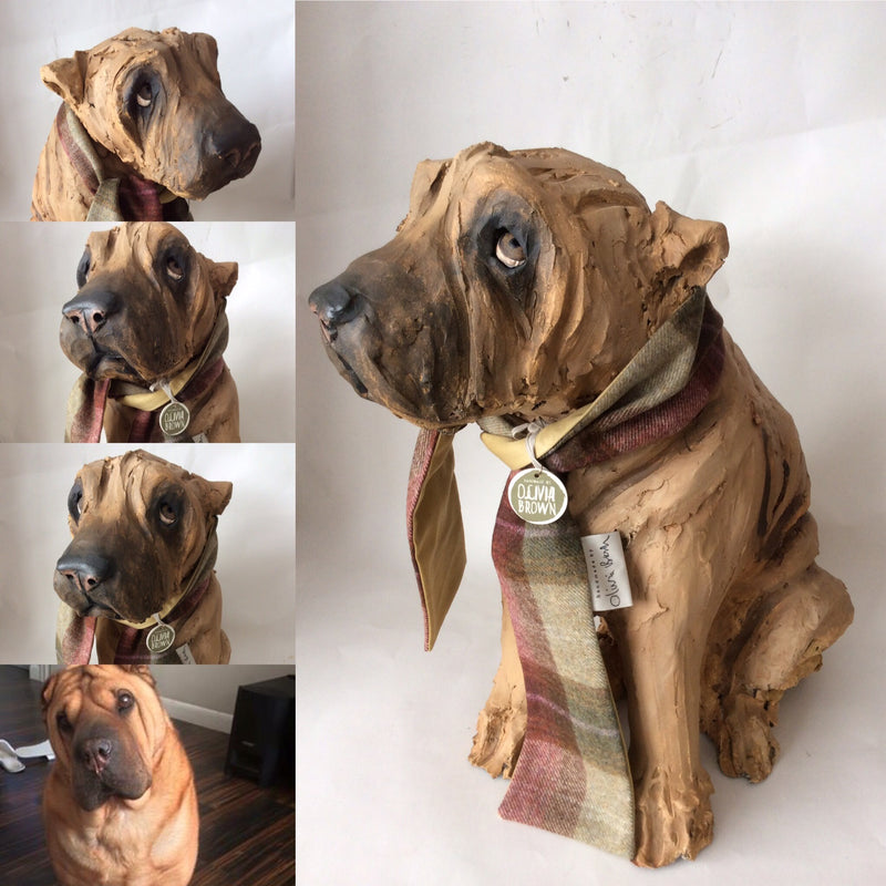 Commission a Full Body Dog Sculpture